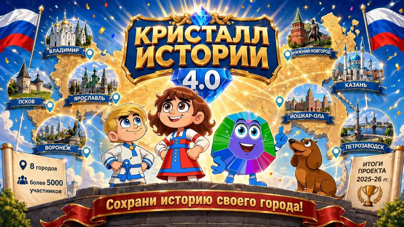💎 Поздравляем лицеистов 4А класса и классного руководителя Киселёву Марину Вячеславовну с ПОБЕДОЙ в 