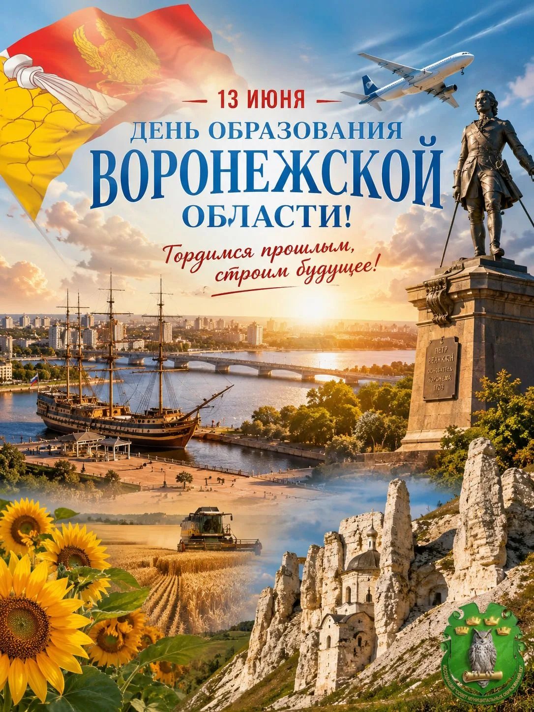 Сегодня, 13 июня, мы отмечаем День образования Воронежской области!