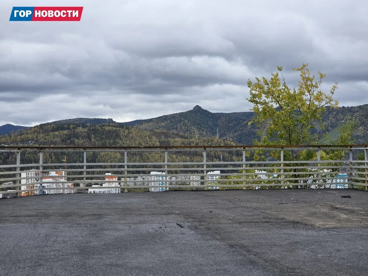 В Красноярске благоустраивают смотровую площадку в Студгородке 📍