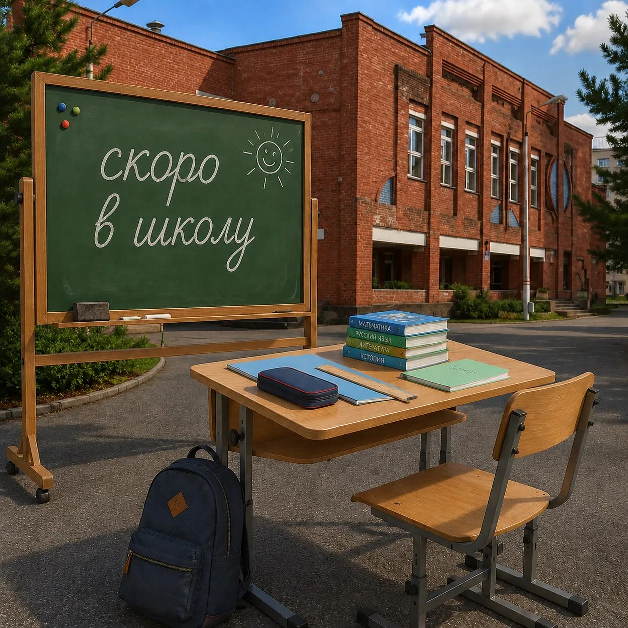 СКОРО В ШКОЛУ🎒