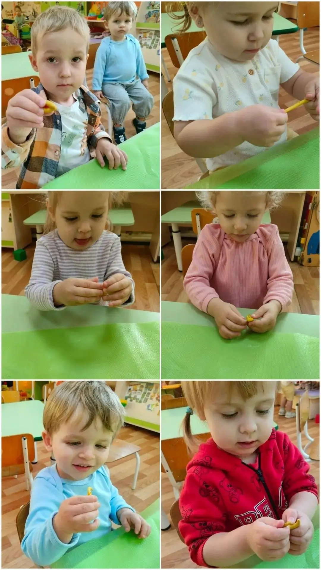 Лепка в группе "Цыплята"