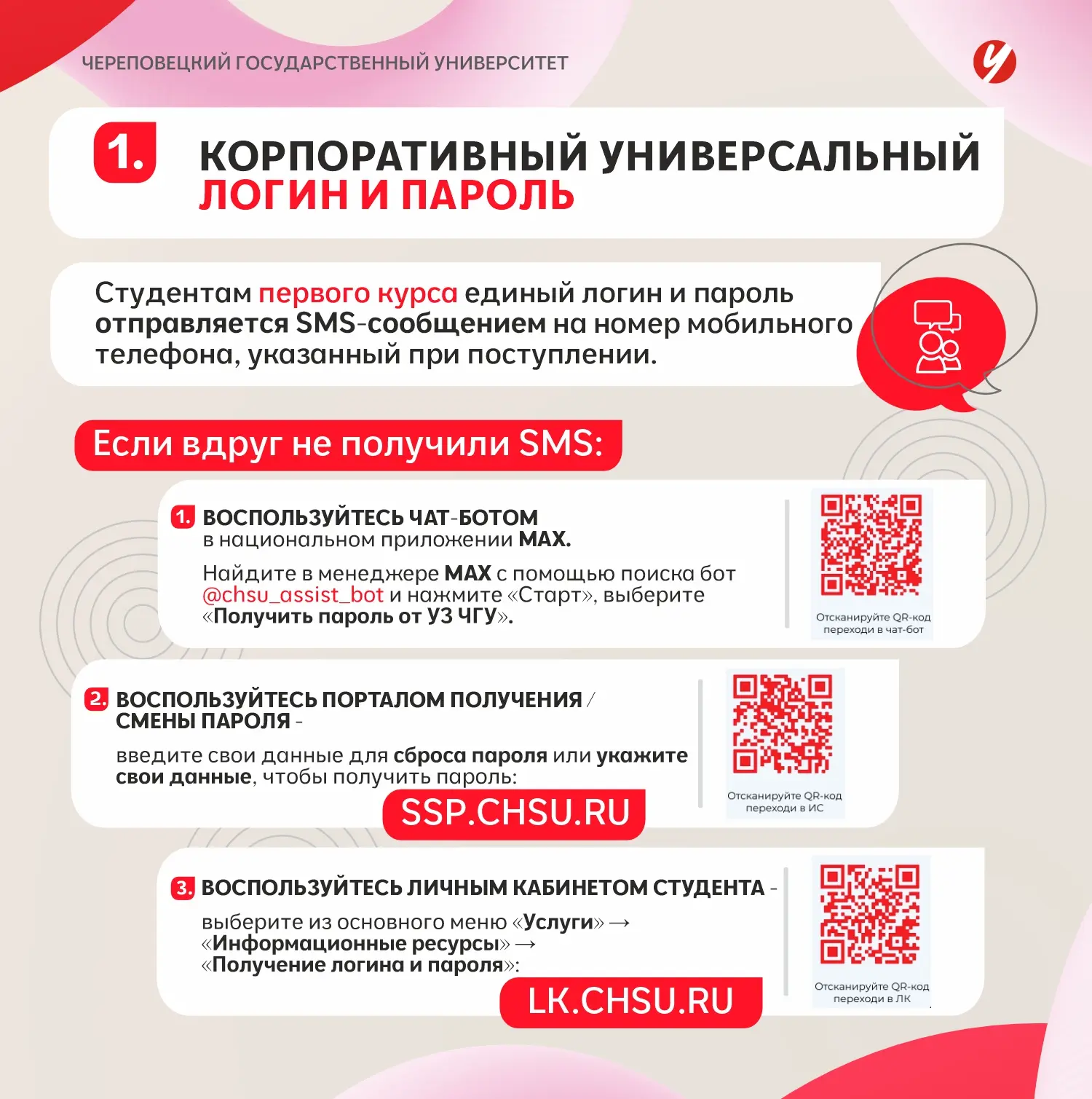 Цифровые сервисы для студентов ЧГУ 📌