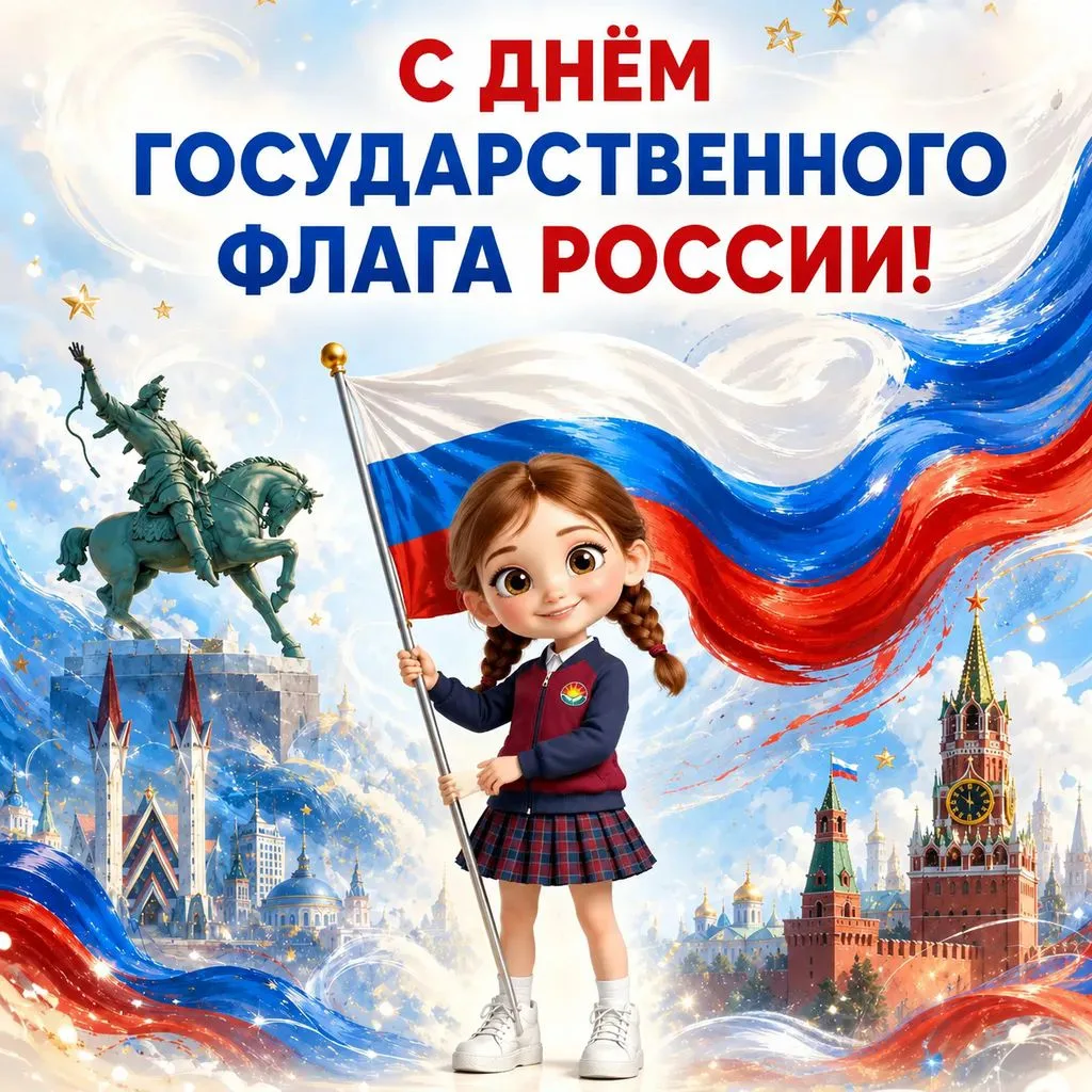 🇷🇺 Сегодня, 22 августа — День российского флага!
