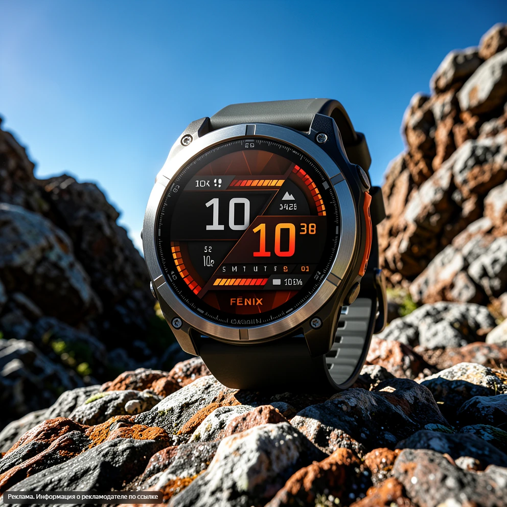 Умные часы Garmin Fenix 8 — топовый гаджет для спорта!