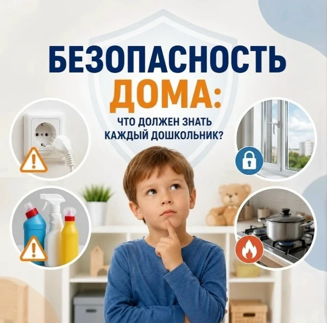 🏠 Безопасность дома: что должен знать каждый дошкольник.