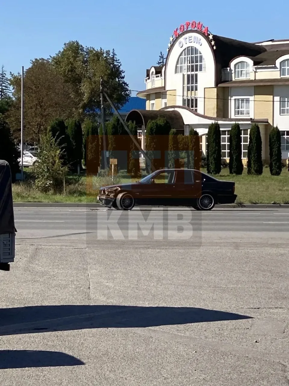 → 🚧 ДТП: Георгиевск, Улица Калинина, в районе "Автомира", проезд в сторону станицы Нез...