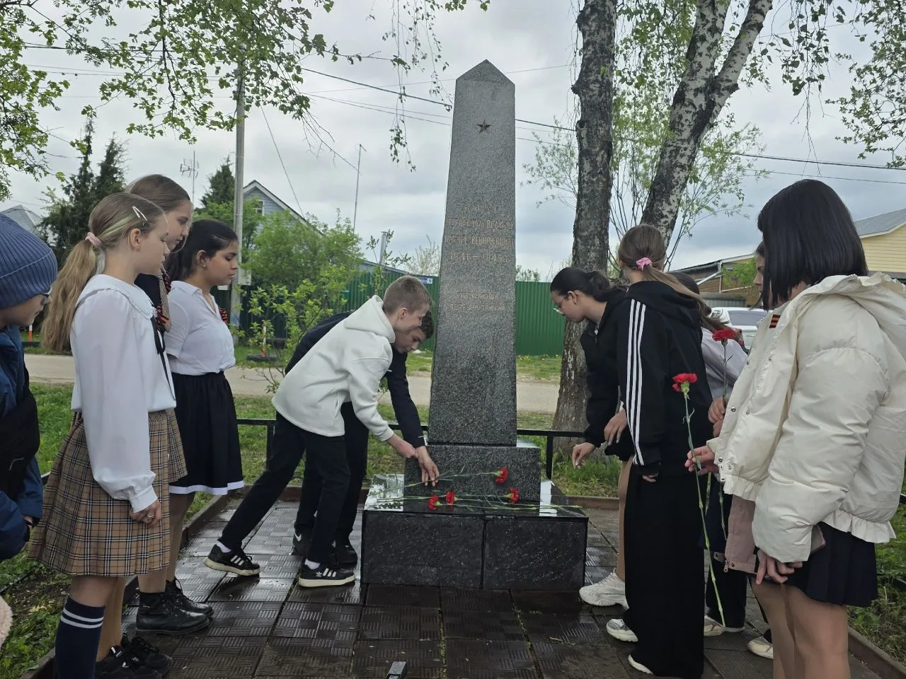 В рамках Марафона "Наследники Победы", посвященного 81 годовщине Великой Победы, активисты нашей шко