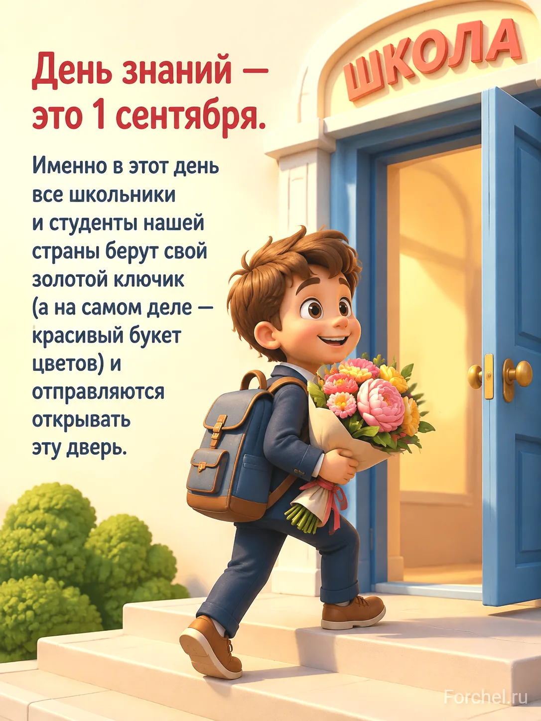 🔔День знаний отмечается ежегодно 1 сентября. Это официальный праздник начала учебного ...