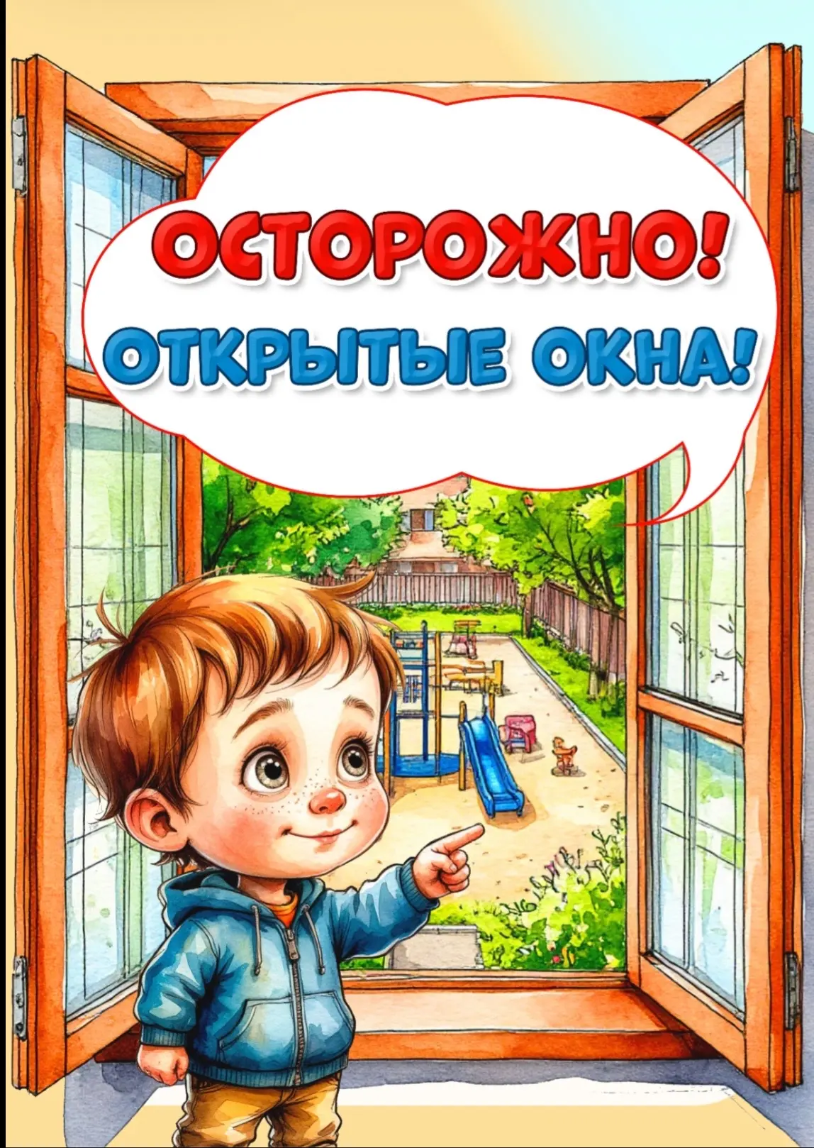 Осторожно: открытое окно — зона повышенной опасности!