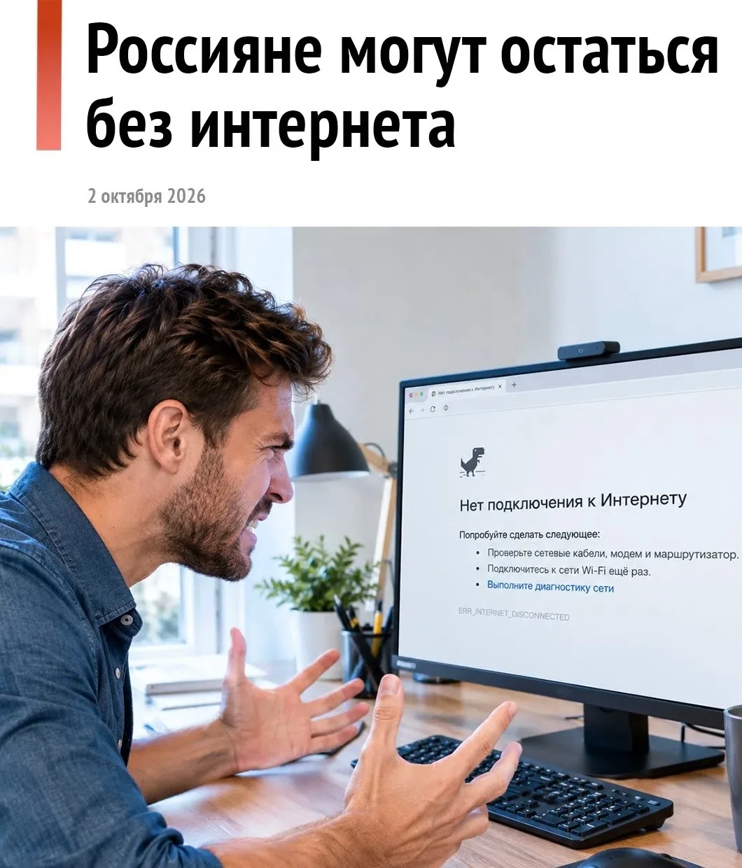 ❗ Всё из-за износа оптоволоконных линий.