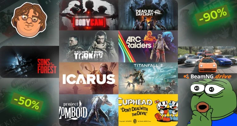 🎮 Топ 10 игр на осенней распродаже по хорошей скидке