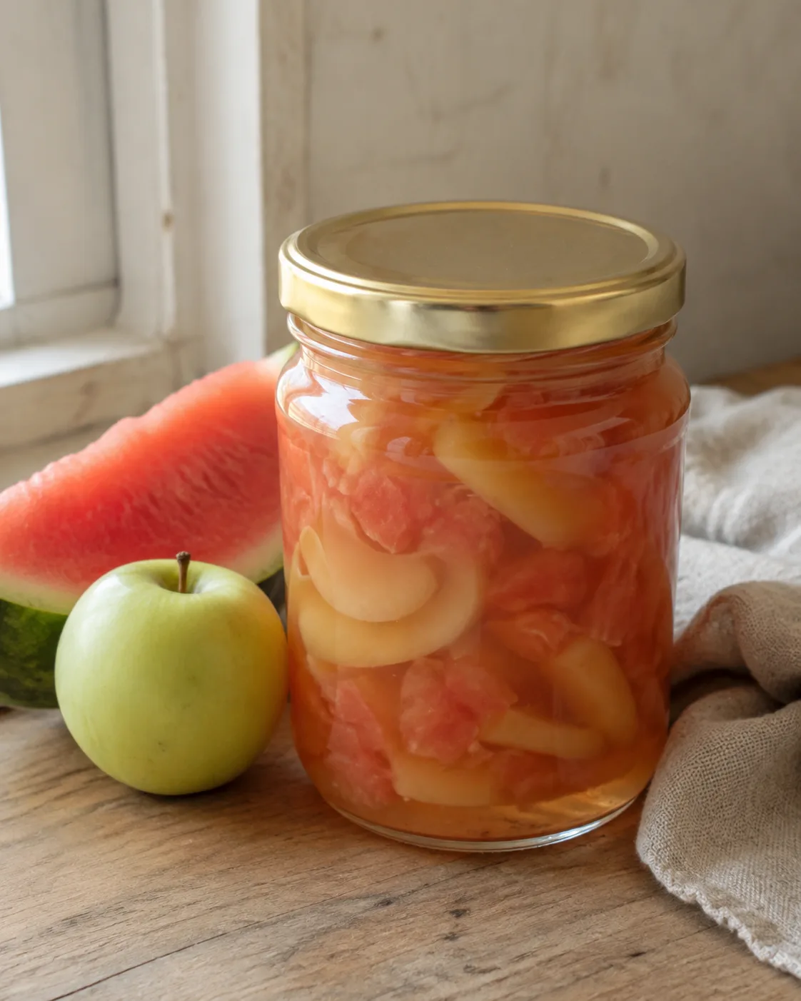 🍉 Варенье из арбуза и яблок