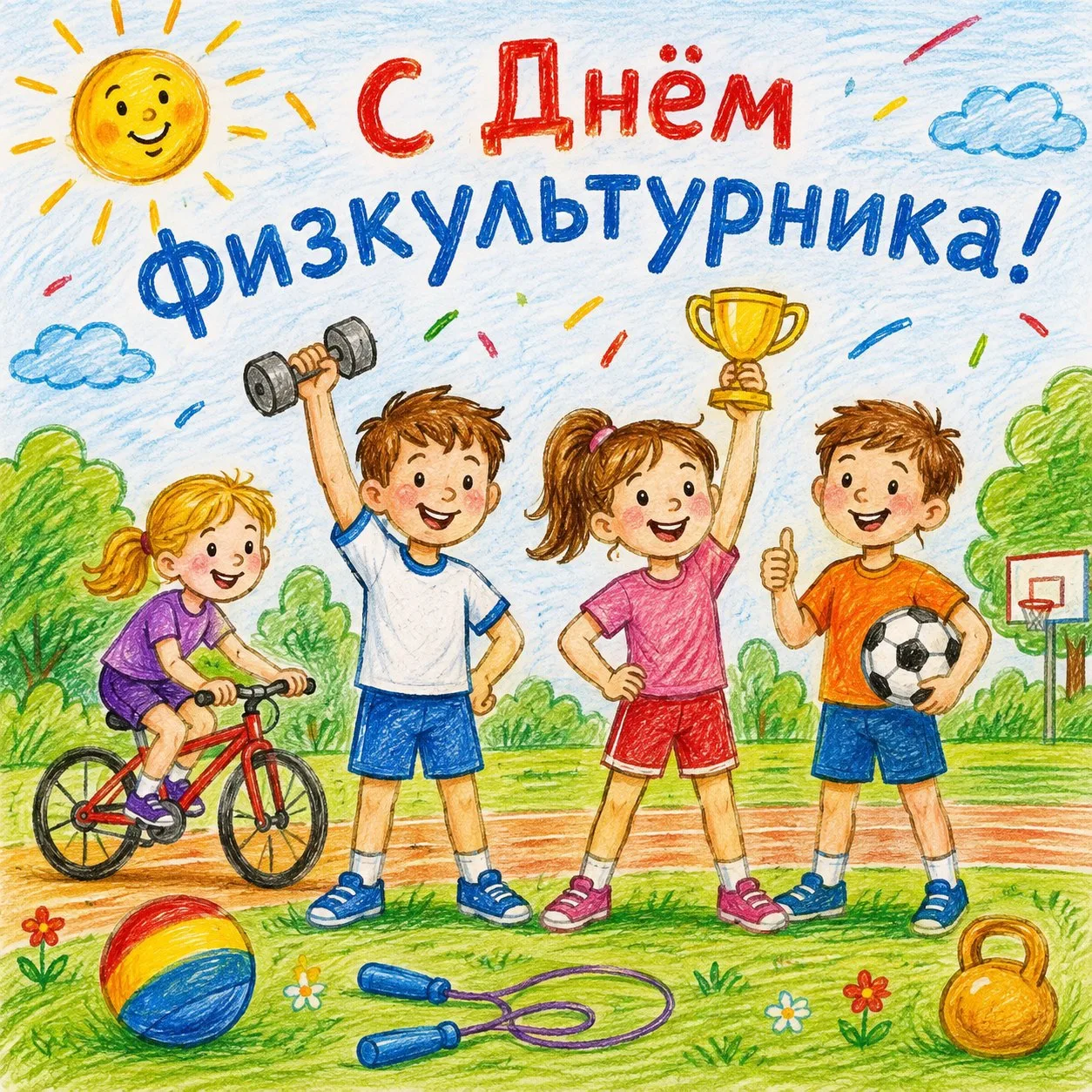 День физкультурника!⚽️🏅🏃‍♀️