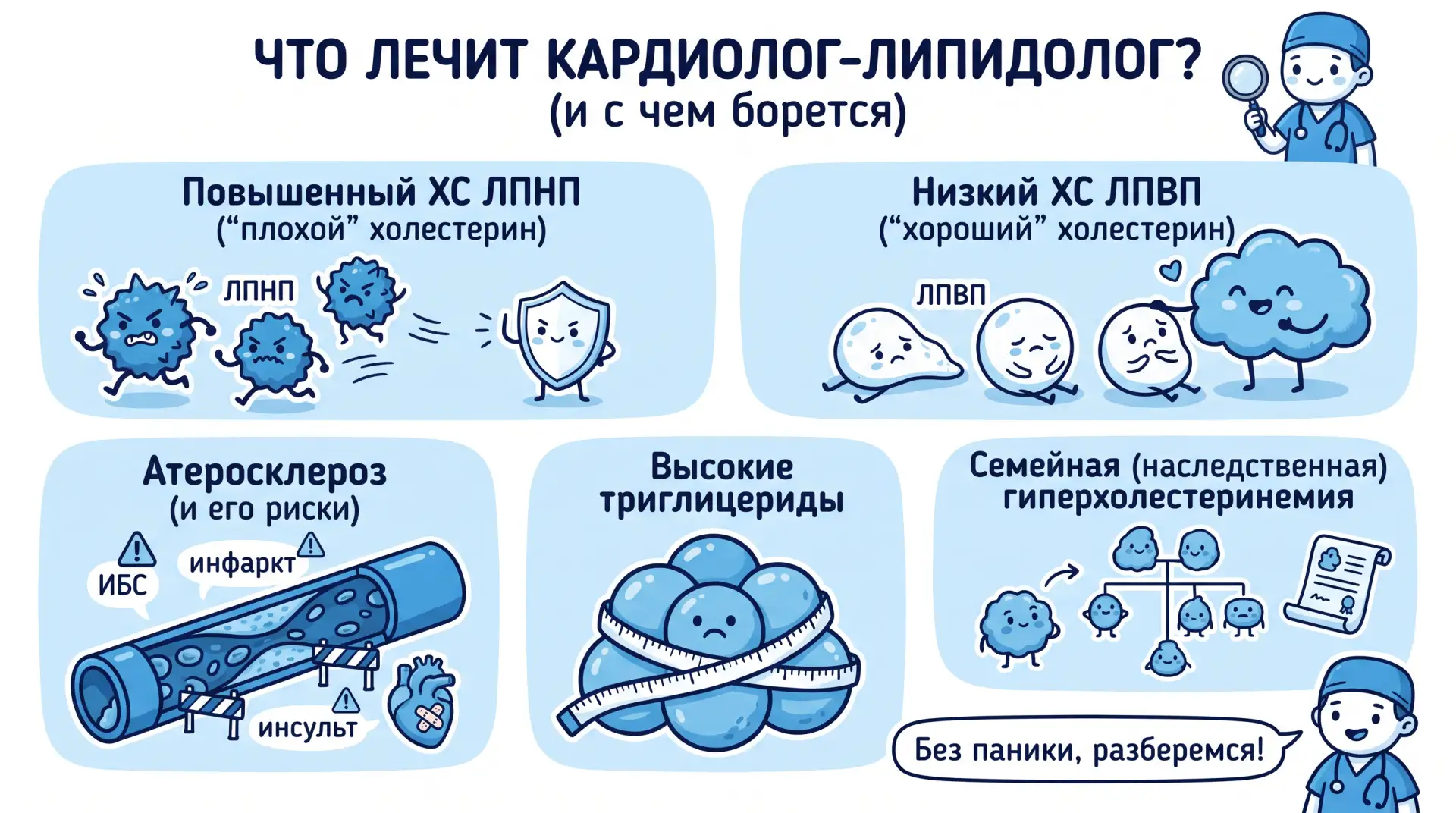 ❓«Холестерин в норме — значит все хорошо?» Не всегда