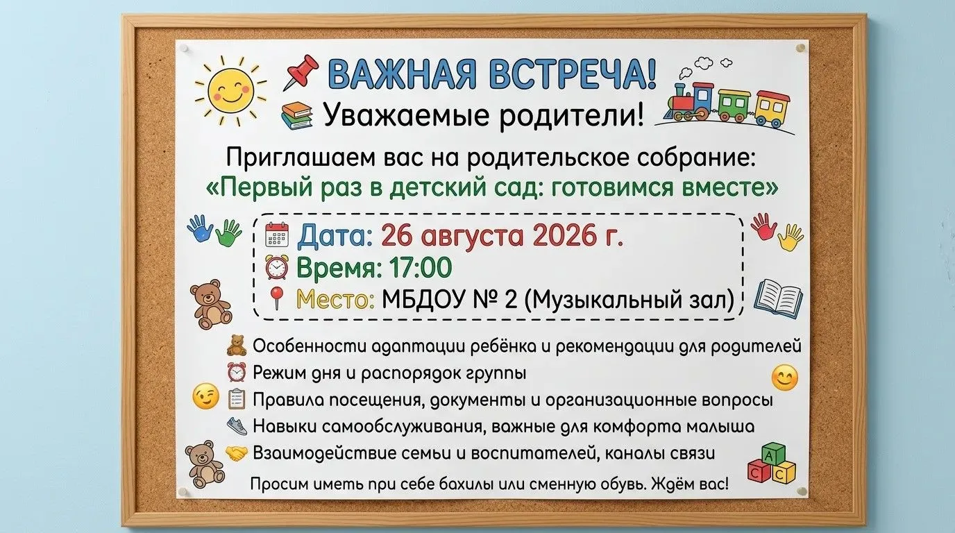 Детский сад — это новый большой шаг, и волноваться перед ним — абсолютно нормально! 💛