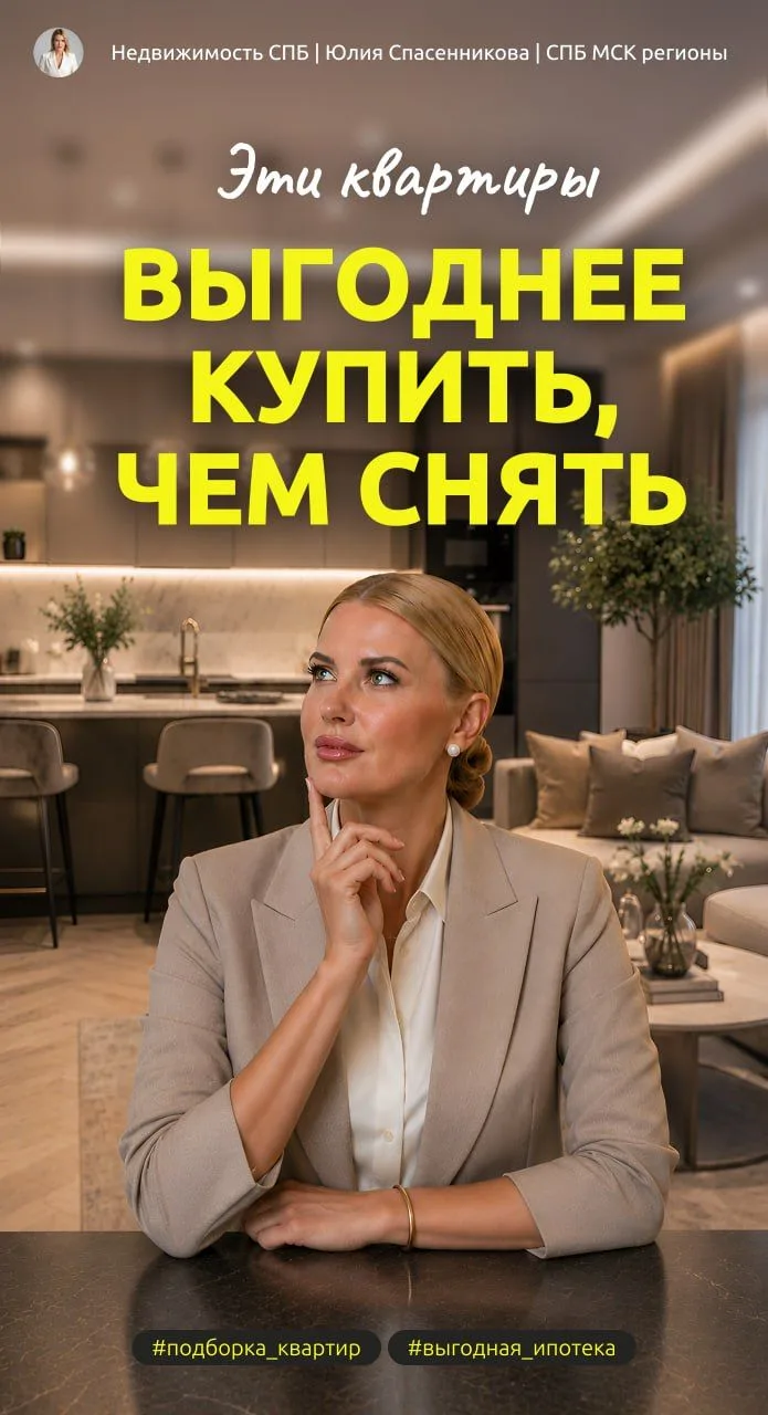Ипотека дешевле аренды? Да, такие варианты есть 🔥