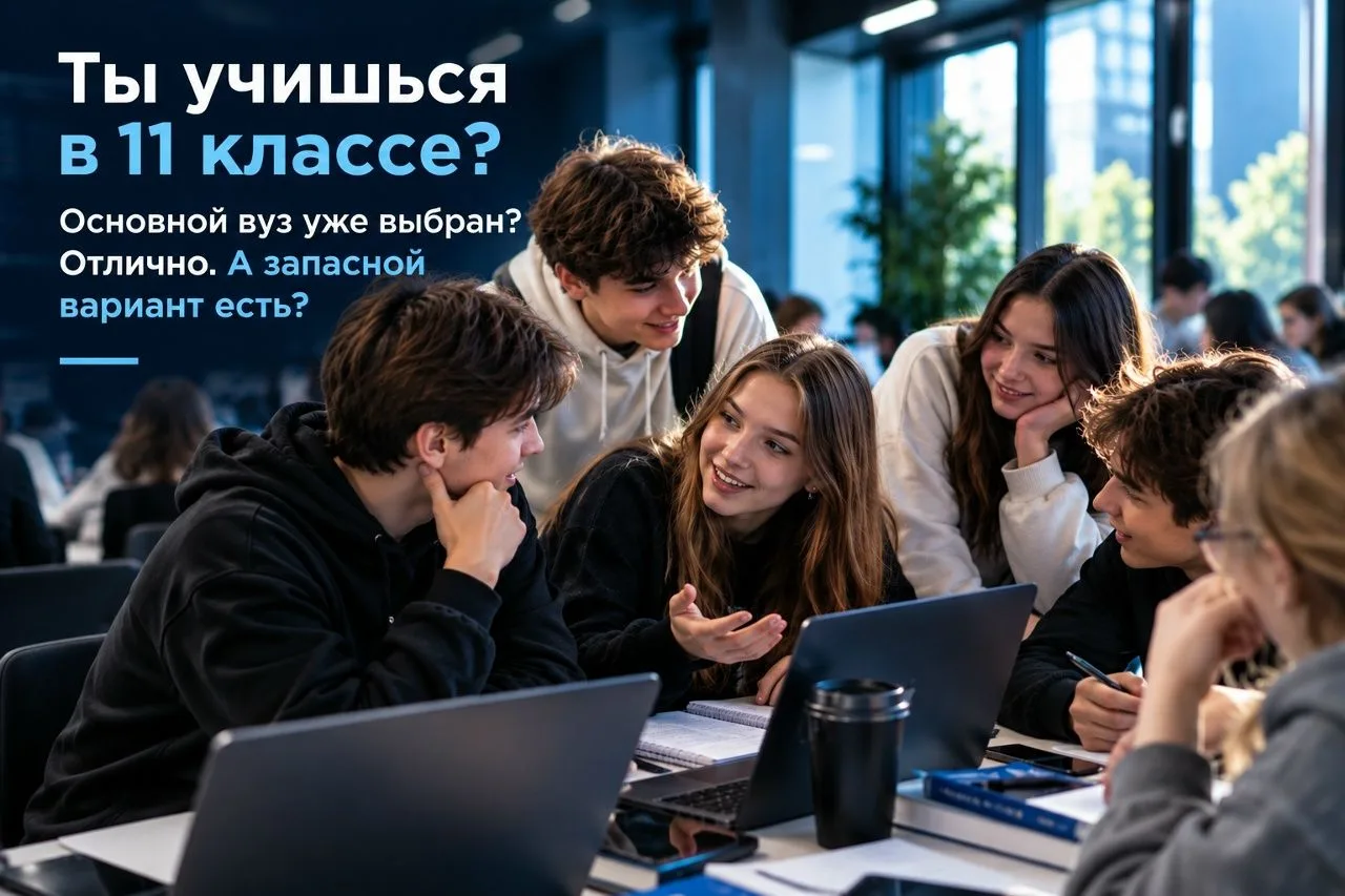 Учишься в 11 классе? Основной вуз уже выбран? Отлично. А запасной вариант есть?