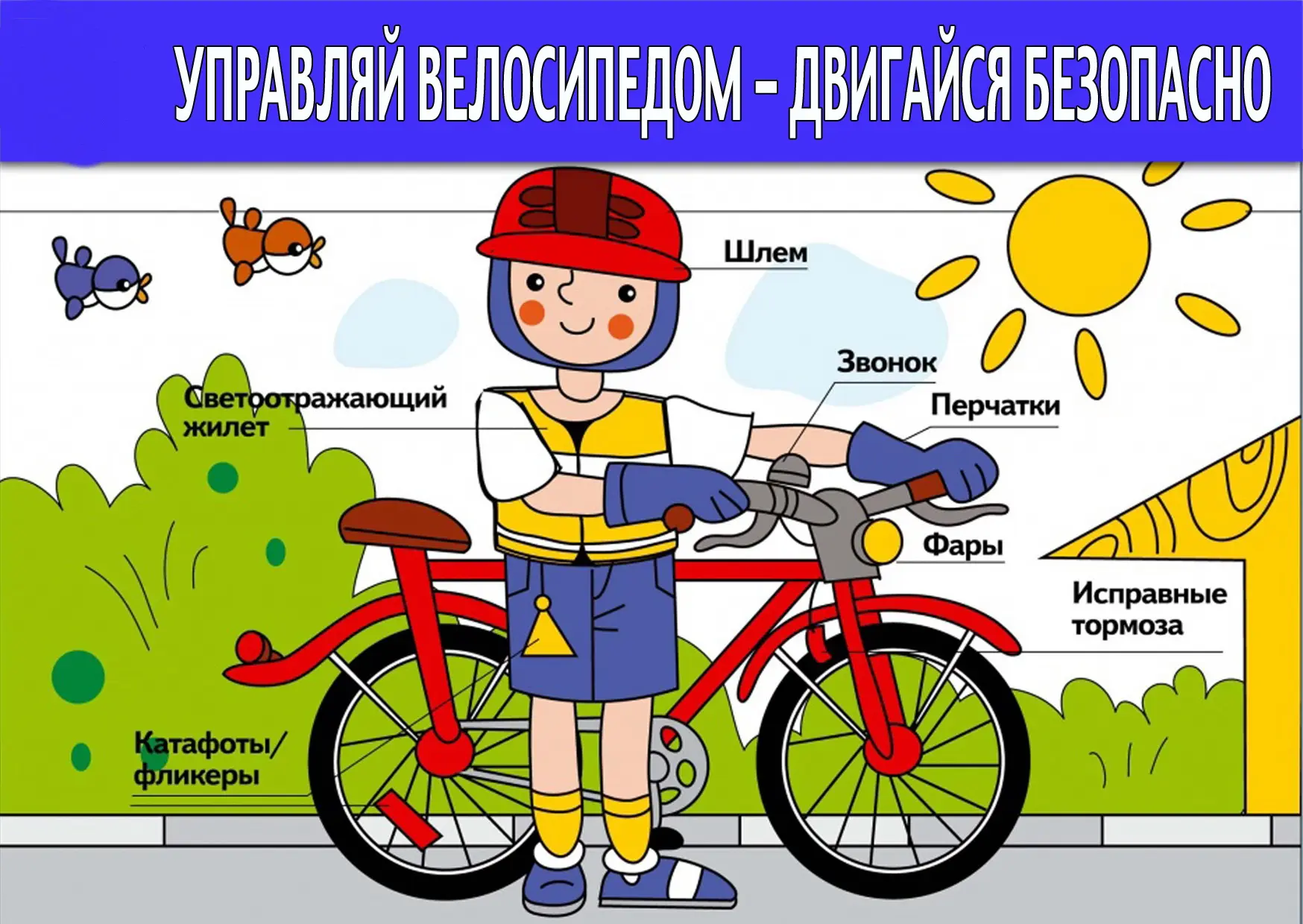 «ПРАВИЛА ДЛЯ ВЕЛОСИПЕДИСТА: ЭКИПИРОВКА И ВОЗРАСТ»