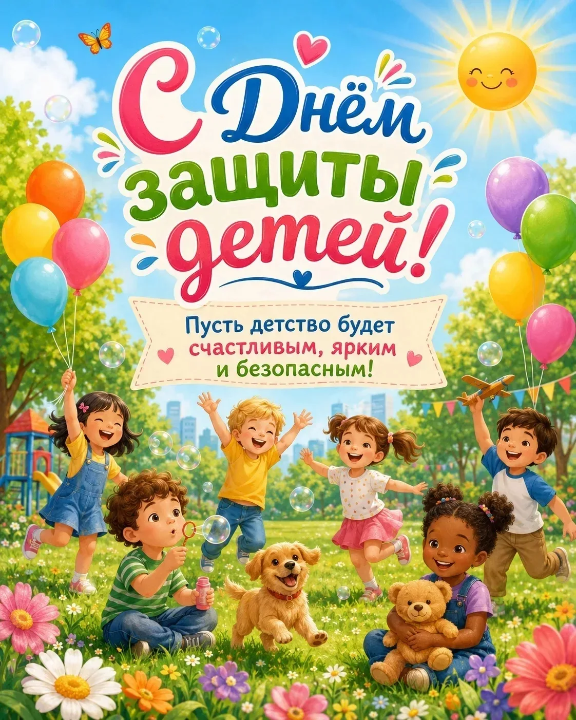 Международный день защиты детей. Один из старейших международных праздников, посвящённы...