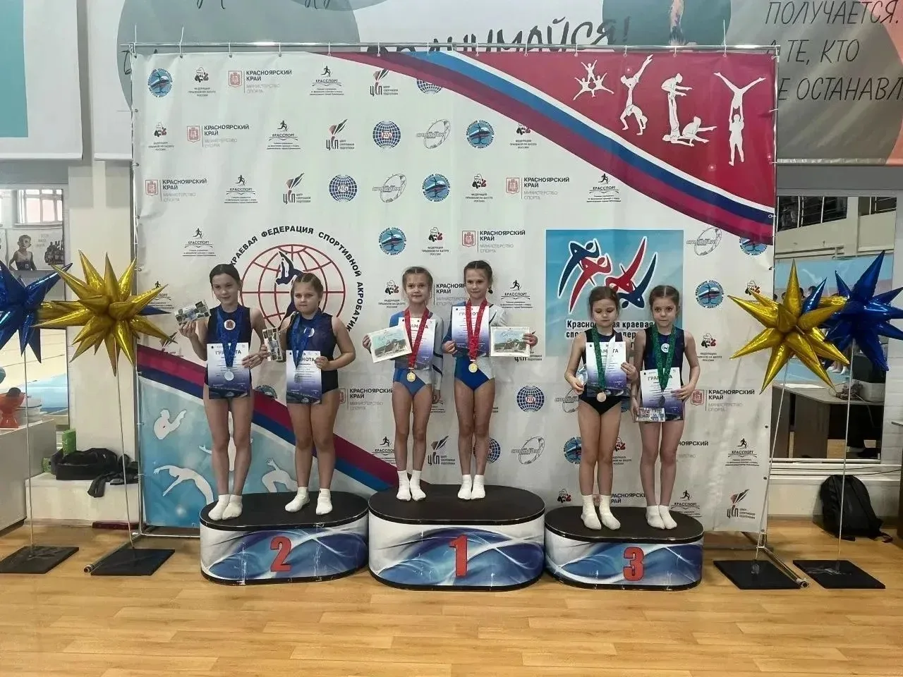 Звездное выступление юных прыгунов на батуте! 🌟  С 24 апреля по 28 апреля 2026 года в городе Красноя