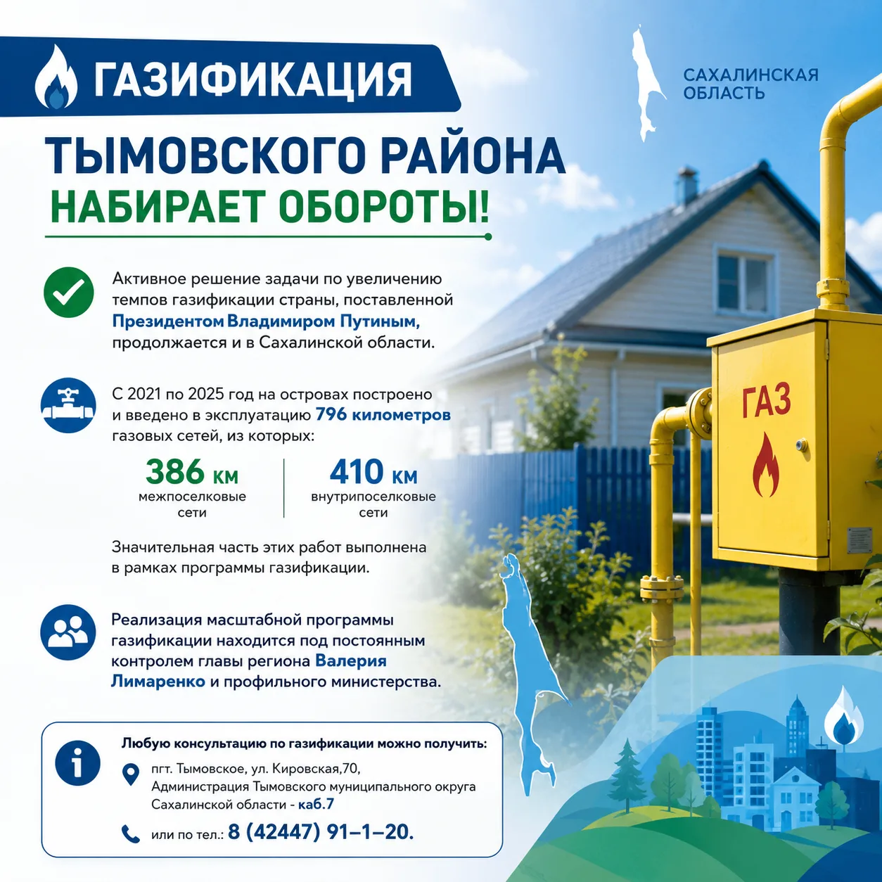 ГАЗИФИКАЦИЯ ТЫМОВСКОГО РАЙОНА НАБИРАЕТ ОБОРОТЫ!
 
 Радостная новость для жителей села Ясное: по улиц