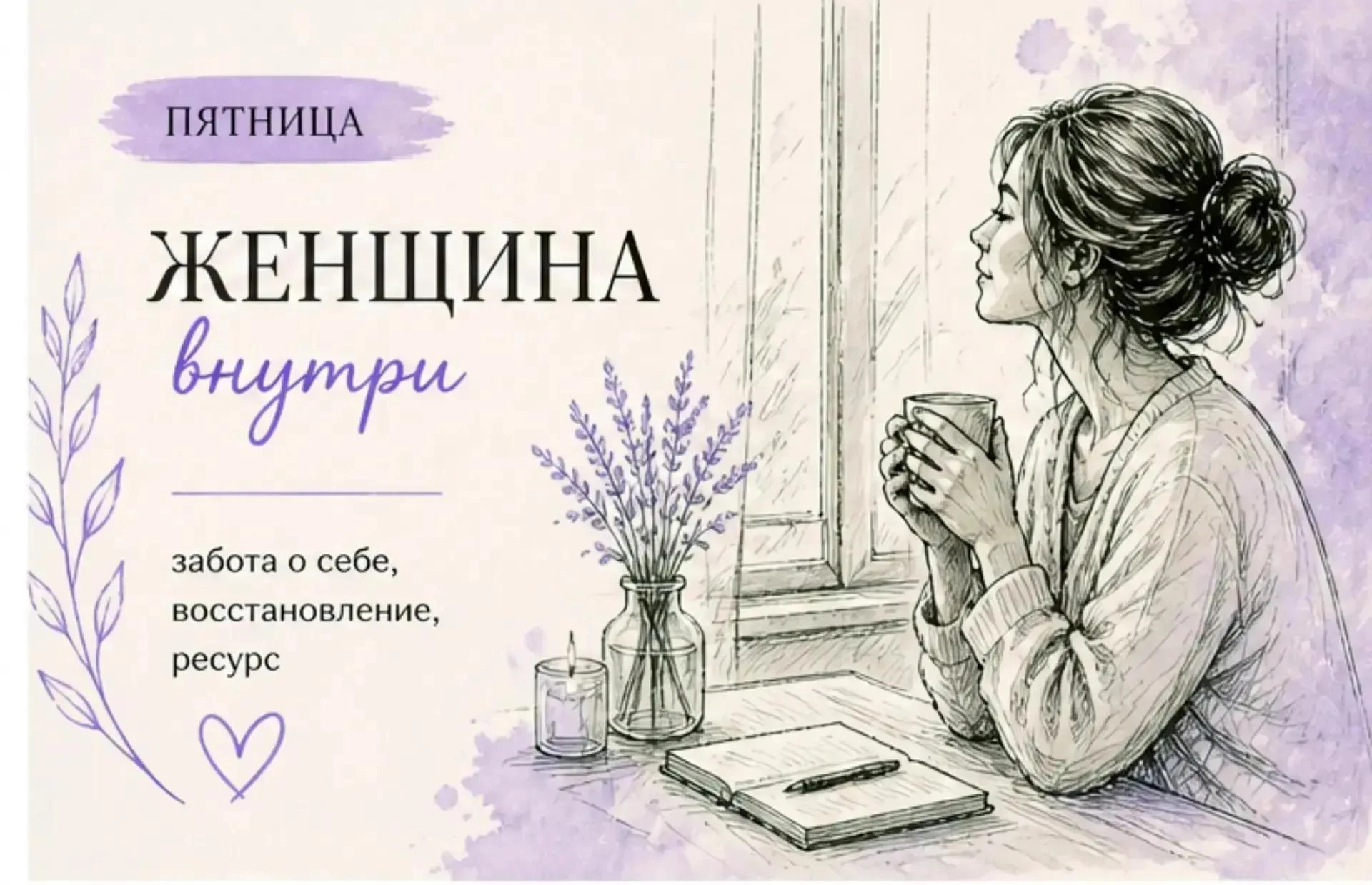🌷 «Маленькая пятничная пауза: похвалите сегодня себя»