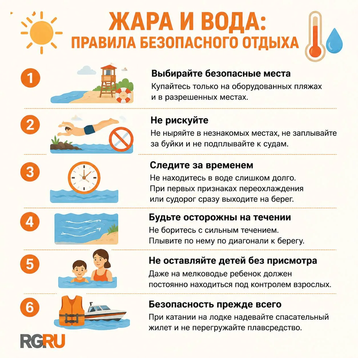 В центральной России установилась жаркая погода, и все больше людей отправляются к река...