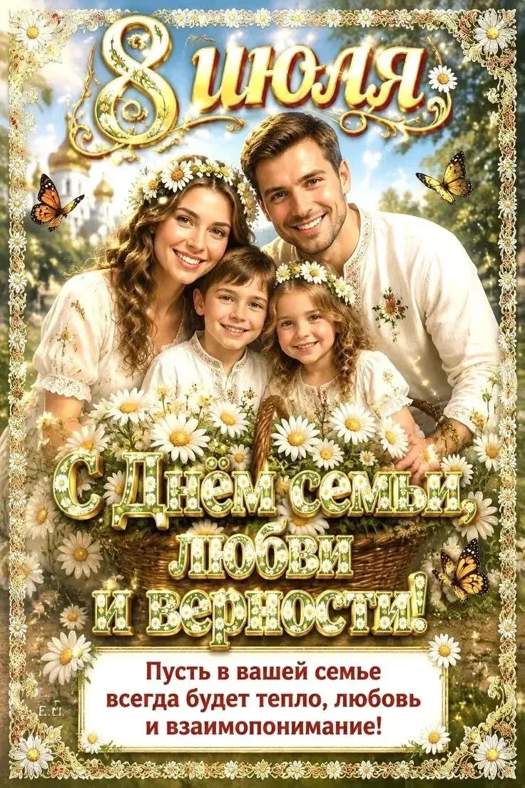 🌼 С Днем семьи, любви и верности! 💞 Сегодня мы отмечаем день Петра и Февронии — хранителей семейны