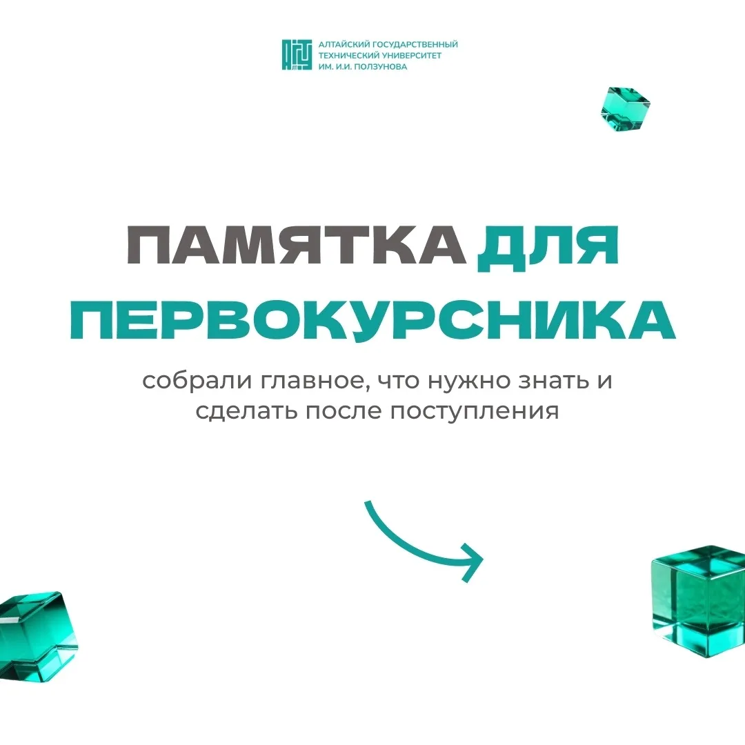 🤔 Что нужно сделать первокурсникам после поступления?