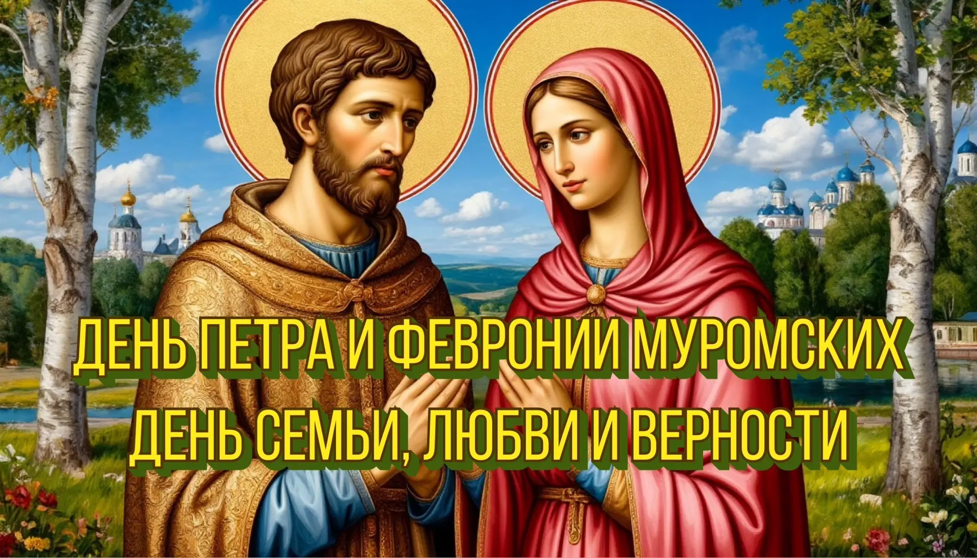 🗓️8 июля в России отмечается День семьи, любви и верности — праздник, приуроченный ко Дню памяти св