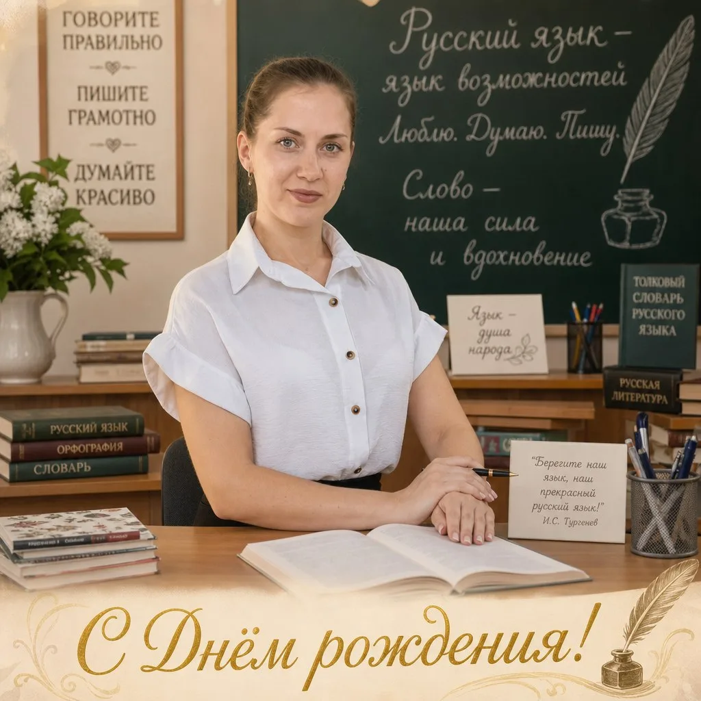🎁Коллектив МБОУ «ОШ №23 для обучающихся с ОВЗ» поздравляет с днём рождения Быкову Дарь...