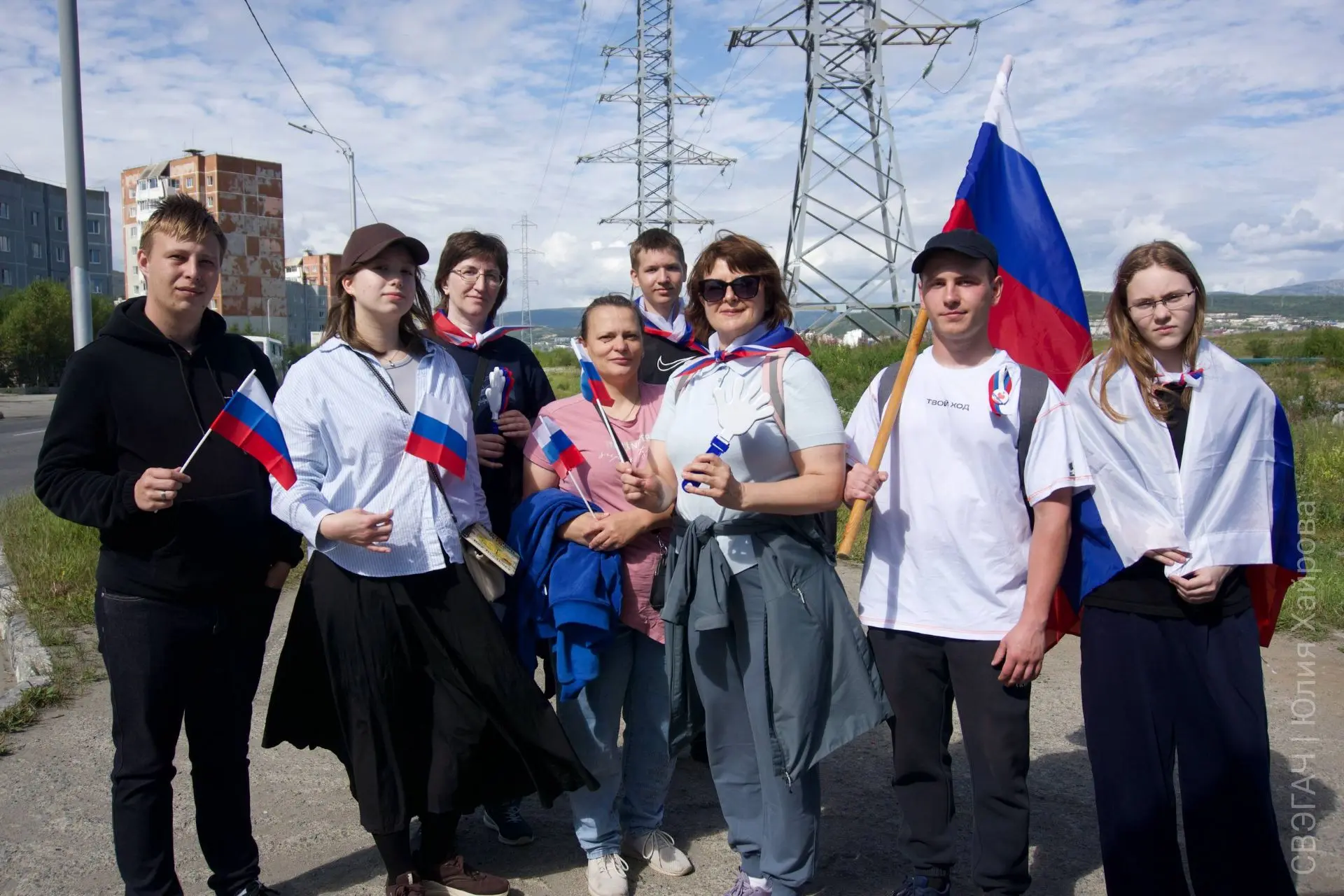 🇷🇺 В день государственного флага региональная команда Всероссийского студенческого пр...