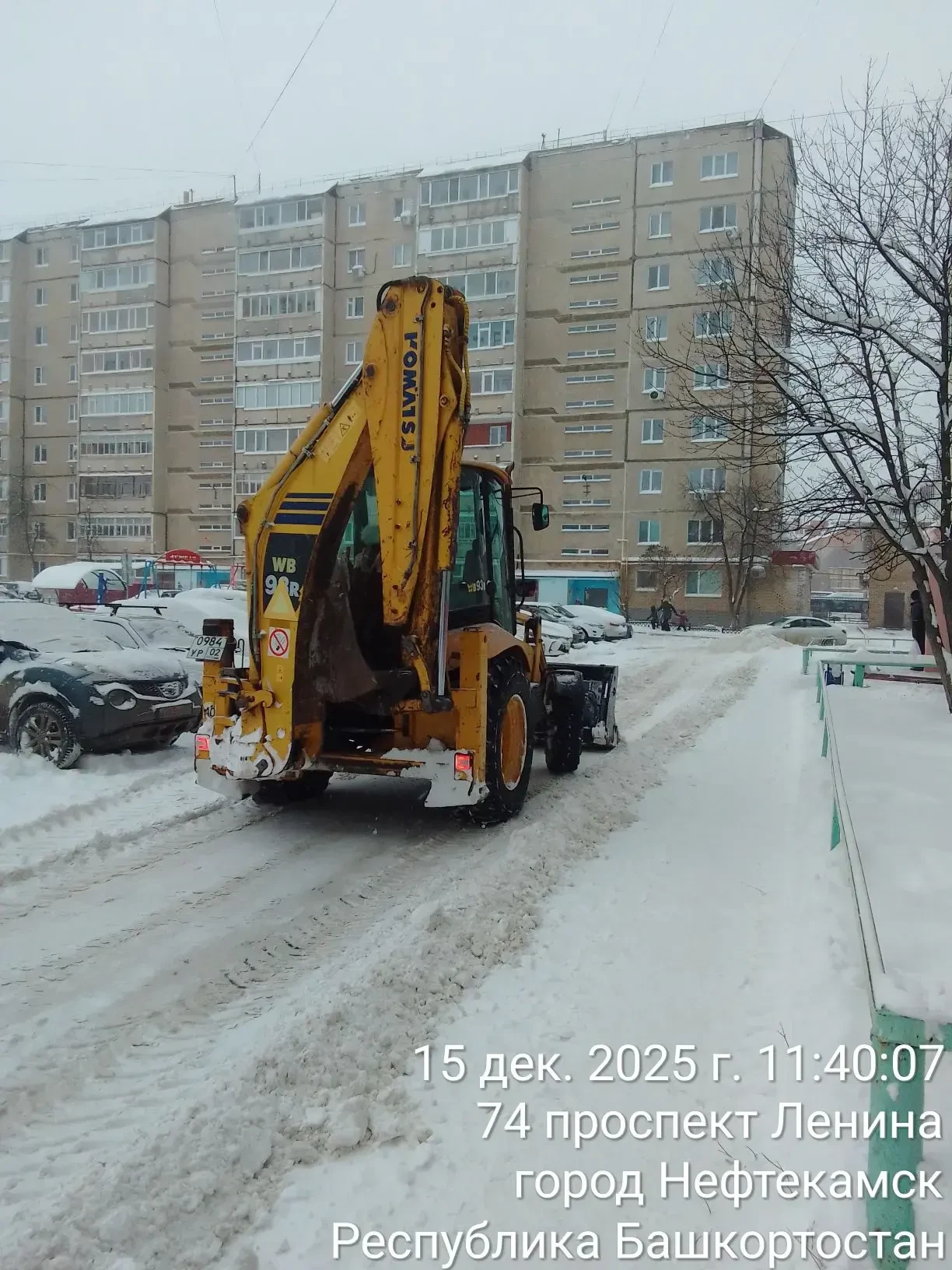 ❄❄❄🚜 Очистка внутриквартальных дорог