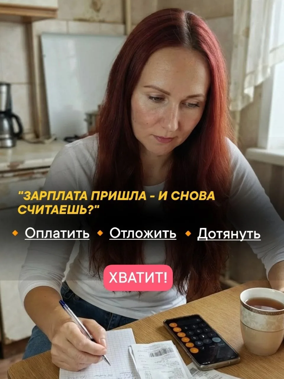 Ты знаешь это чувство. Когда деньги приходят — и сразу уходят. Не на тебя. На «надо».