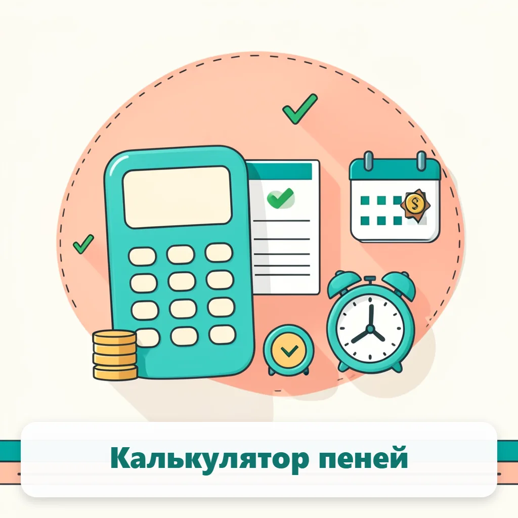 🧮 Калькулятор пеней