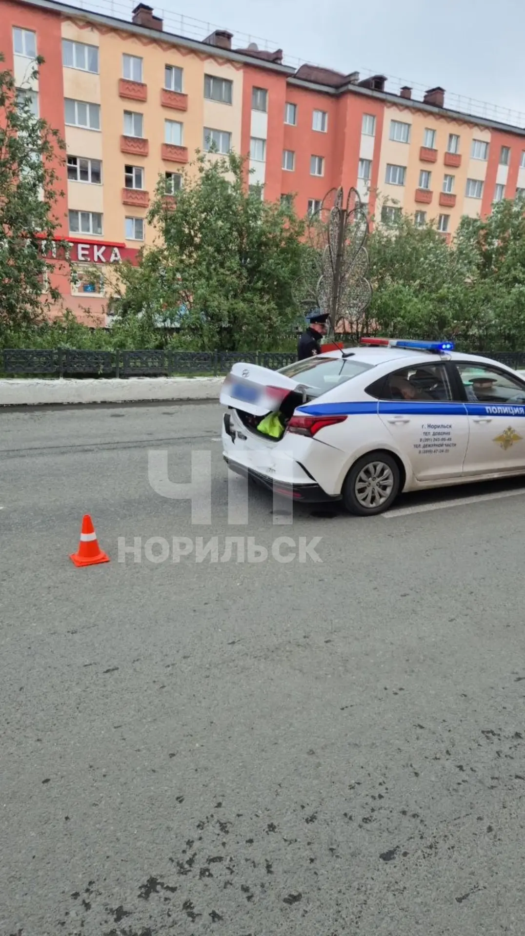 ДТП с участием машины ДПС. У кого-то день не задался