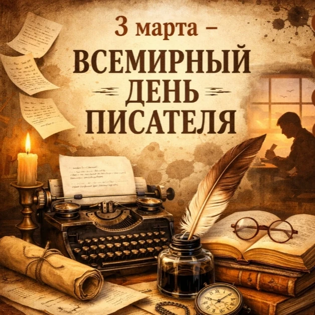 ✨Всемирный День писателя  📅Каждый год 3 марта мир отмечает Всемирный день писателя — праздник, посвя