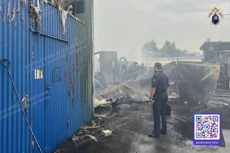 Следственный комитет возбудил уголовное дело после пожара в Фокинском районе Брянска