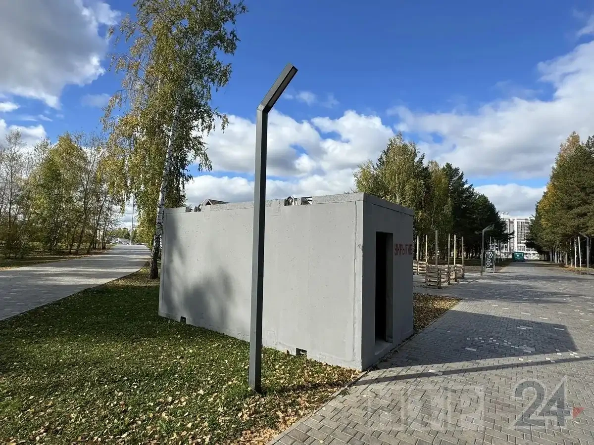 🤔 В Нижнекамске появилось первое в Татарстане укрытие в городской среде