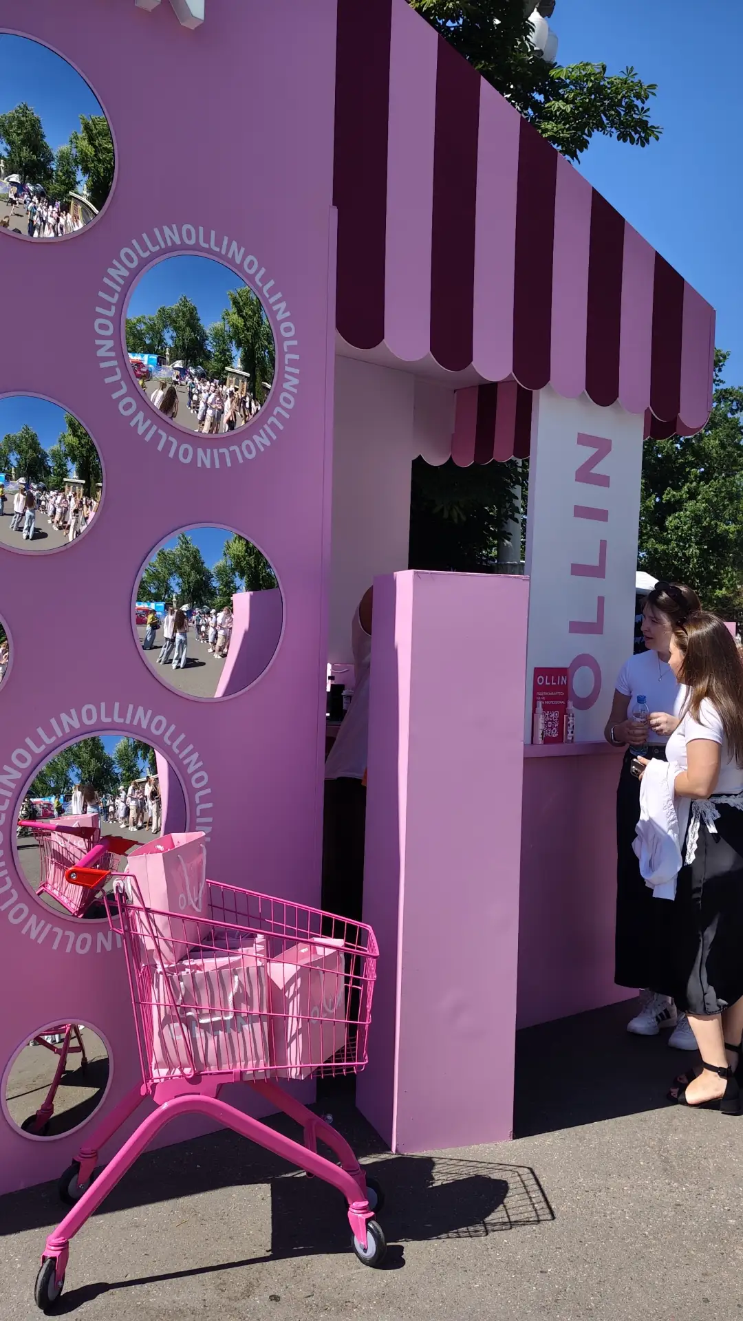 Мы забрендировали pop-up пространство бренда OLLIN 🧖🏼‍♀️На прошлых выходных прошло одно из самых м