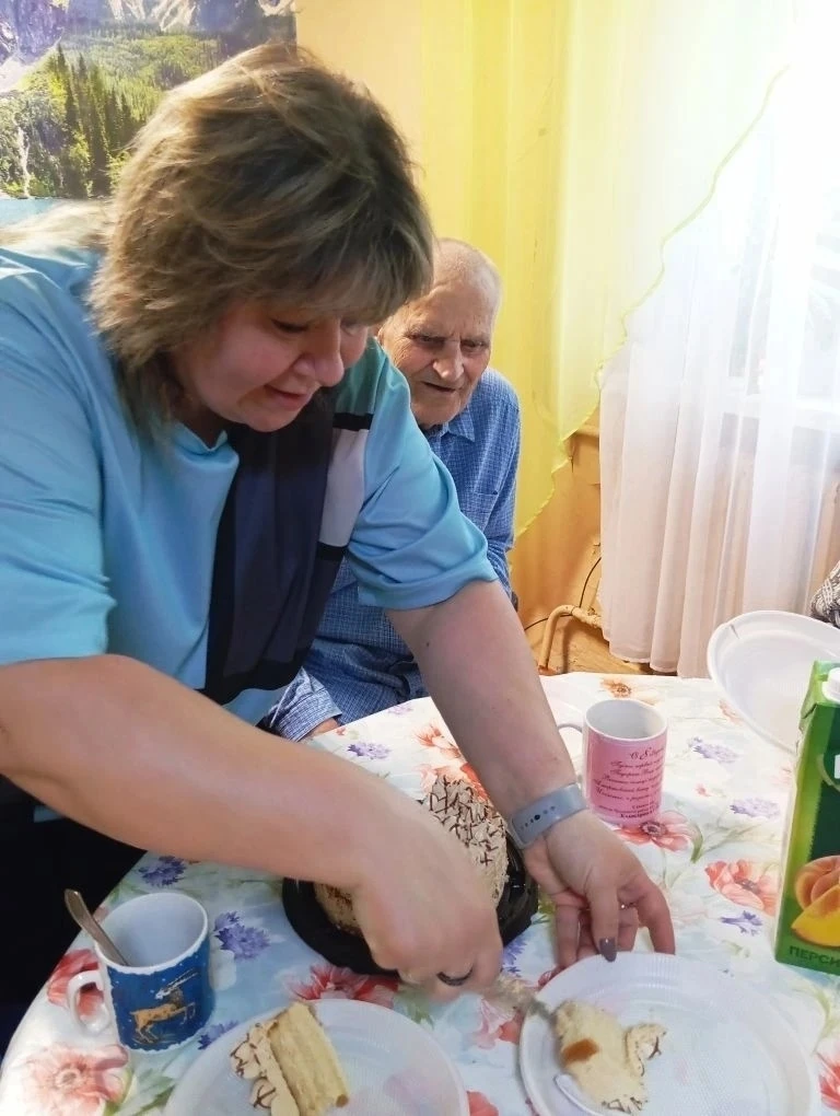 🌟Праздничное чаепитие  🏡☕В Ярцевском доме-интернате для престарелых и инвалидов состоялось трогатель