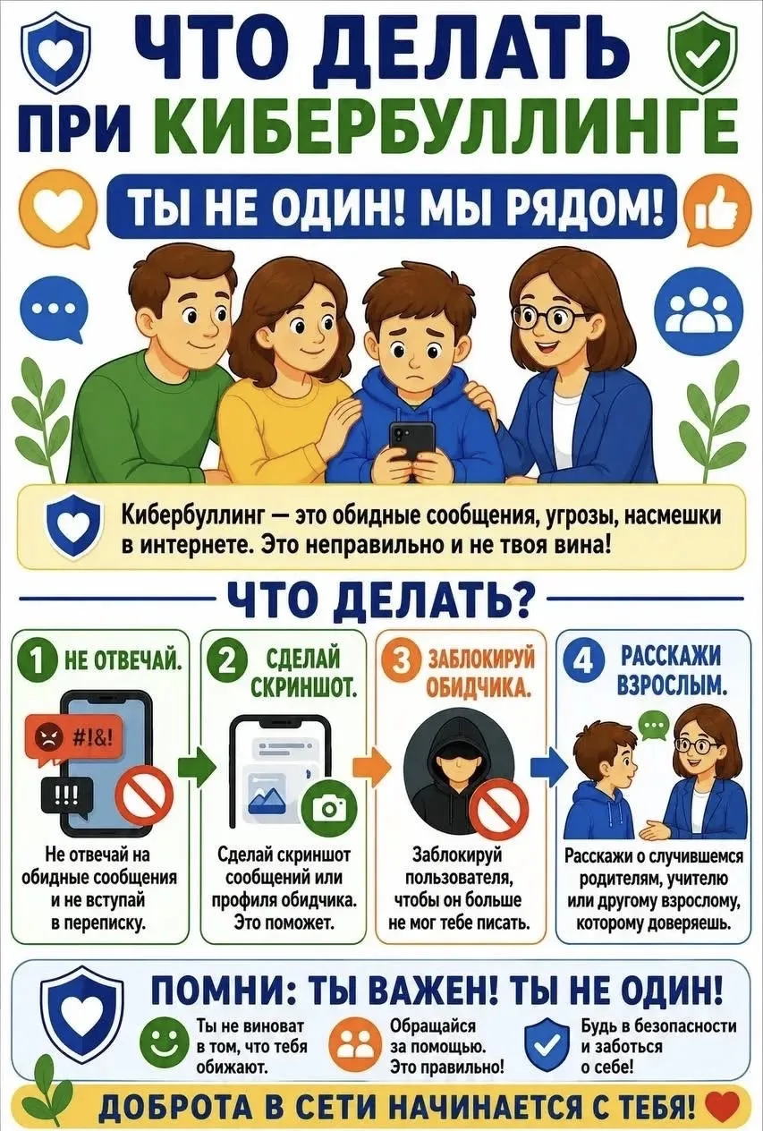 🛜 Цифровая броня: как защитить себя от кибербуллинга.