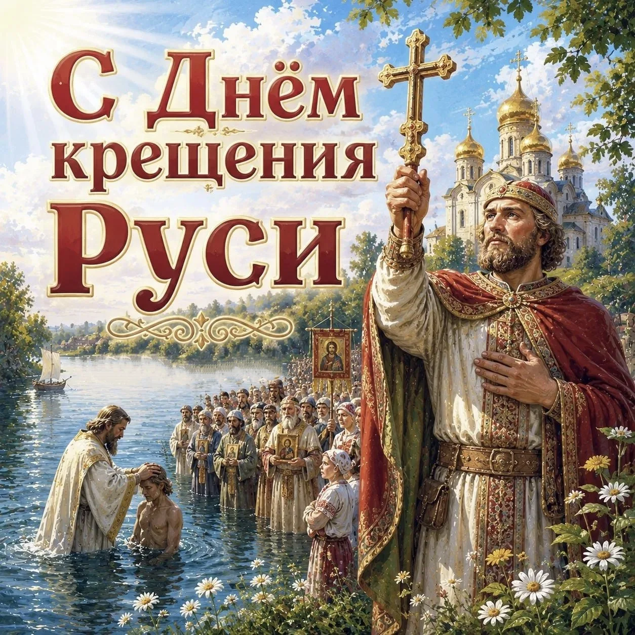 28 июля в России отмечается День Крещения Руси — памятная дата, посвящённая одному из важнейших собы