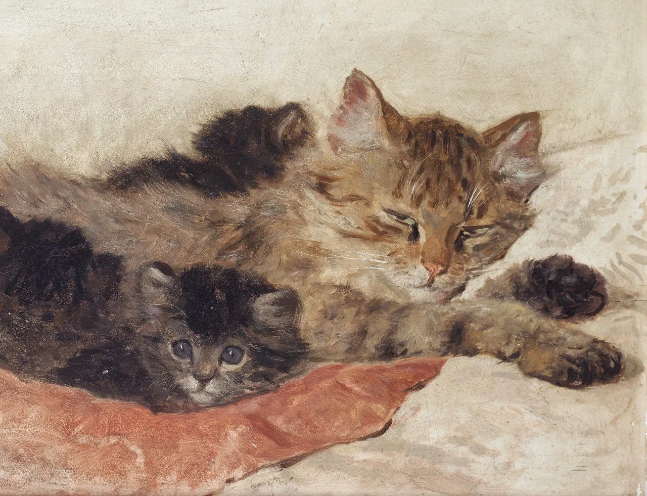 "Кошка и котята", 1903 г.