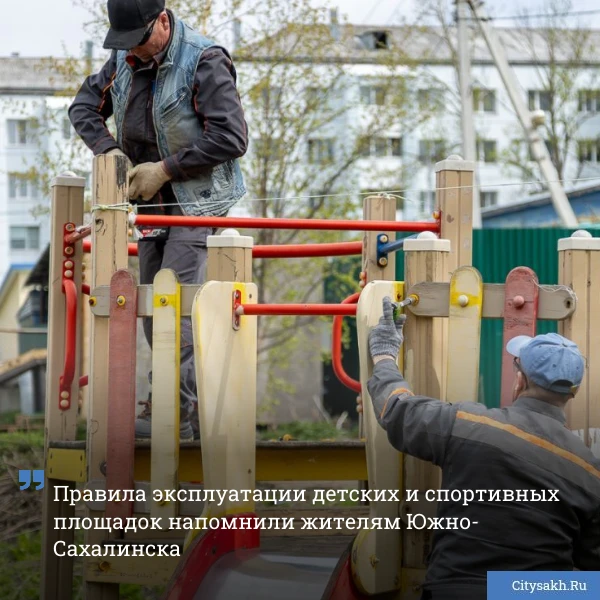 👌 Лица, ответственные за содержание детских и спортивных площадок, расположенных на общественных тер