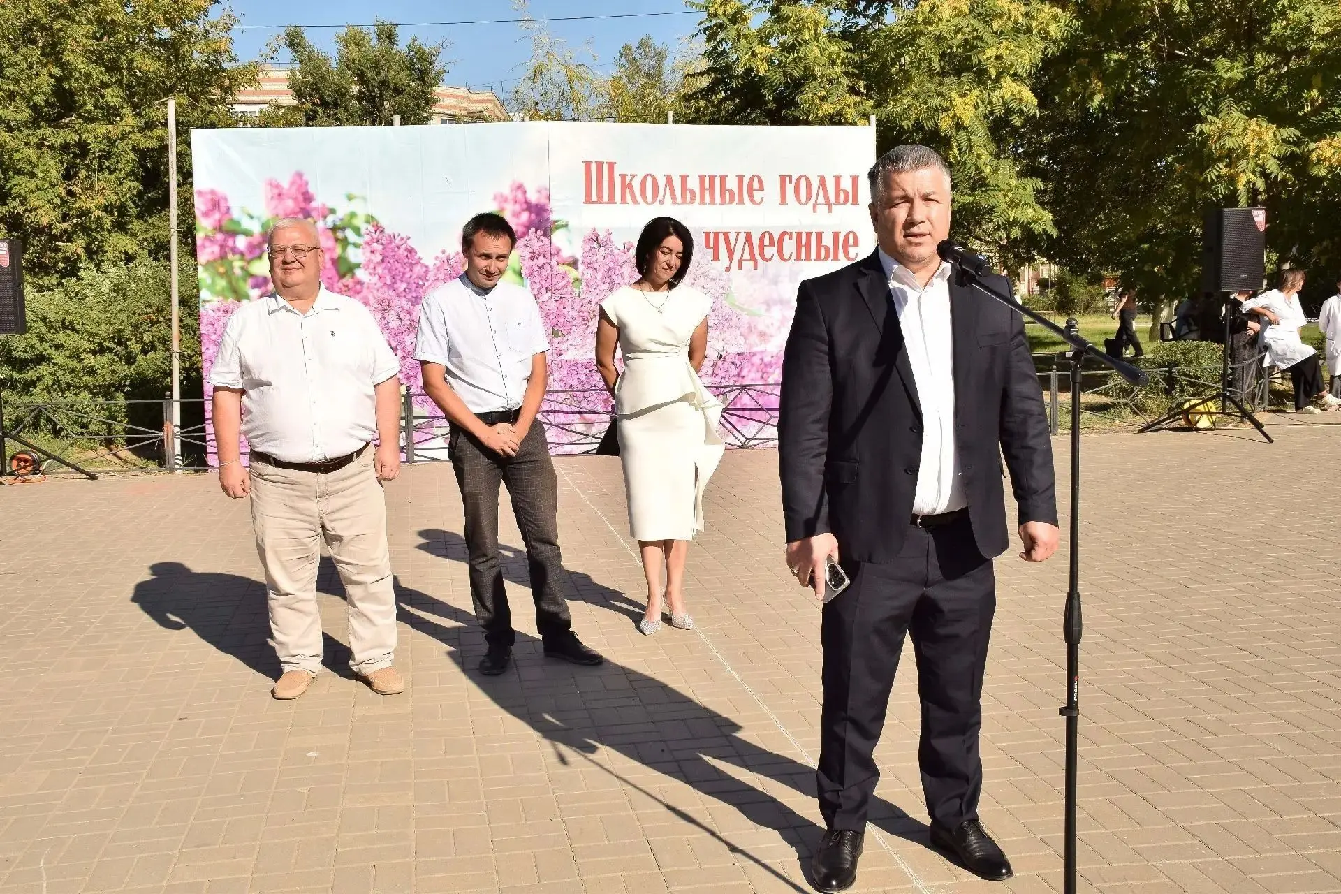 1 сентября вместе с ребятами из Нариманова встретил День знаний