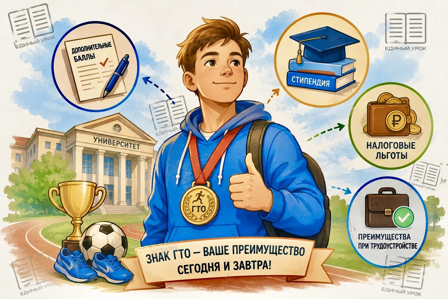 📌 Знак ГТО снова работает на будущее: что получают школьники и студенты  Когда-то значок ГТО считалс