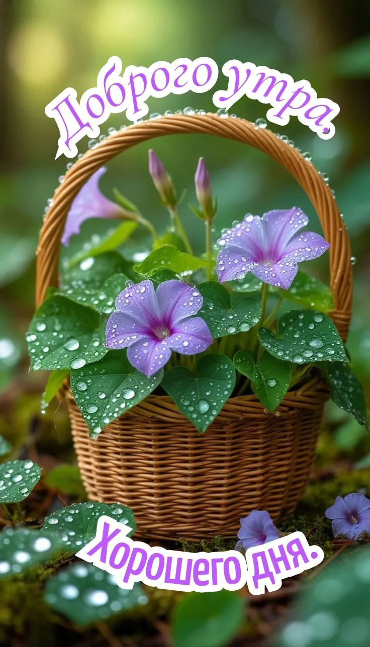 С добрым утром! Больше радостных нот в настроении и улыбок на лице. Пусть утро действительно будет д