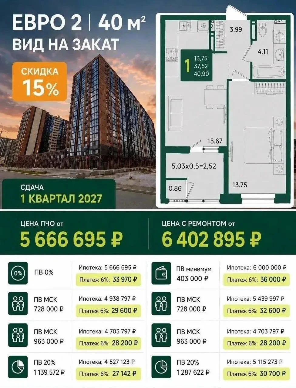 💝Лучший жилой комплекс Краснодара — успейте выбрать свою квартиру!