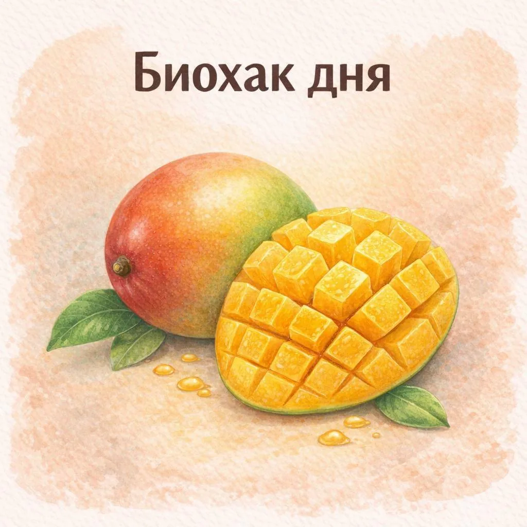 18 апреля Биохак дня: не ешьте манго! ⛔️ Мне тут с серьезным лицом сообщили, что в манго СЛИШКОМ МНО